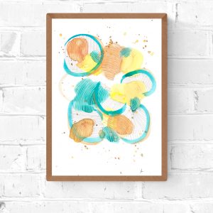 Pintura - Frutas e Café