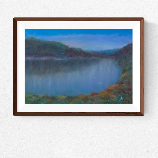 Pintura - Lago ao Amanhecer