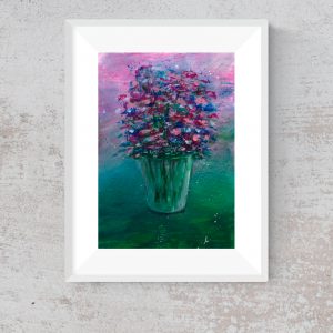 Pintura - Vaso de Flores ao Tempo