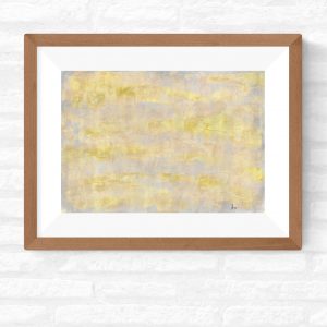 Pintura Abstrata - Mistério Dourado